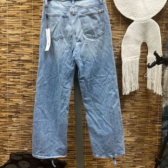 Joe's Jeans the Blake High Rise Cropped Wide Leg Jeans in Capricorn Size 28 - Picture 3 of 3